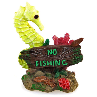 Mini decorative seahorse No Fishing, 5x4.5x5.8cm