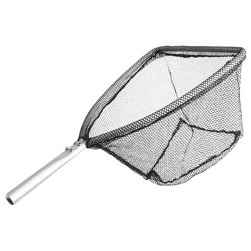 Pond landing net triangle black W=30cm