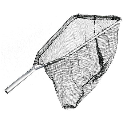 Pond landing net trapezoid black 40x35cm