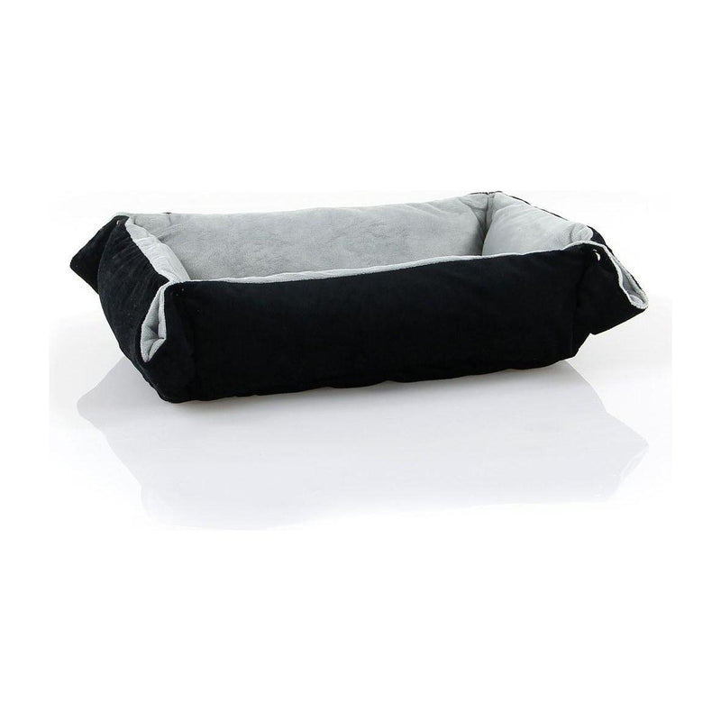 Soft cat bed paw, black/dark gray