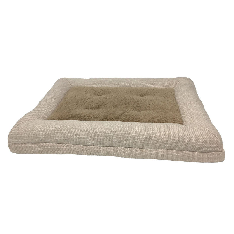 Dog and cat lounger Mata L, beige/brown