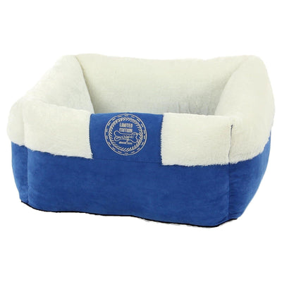 Luana dog and cat bed, blue