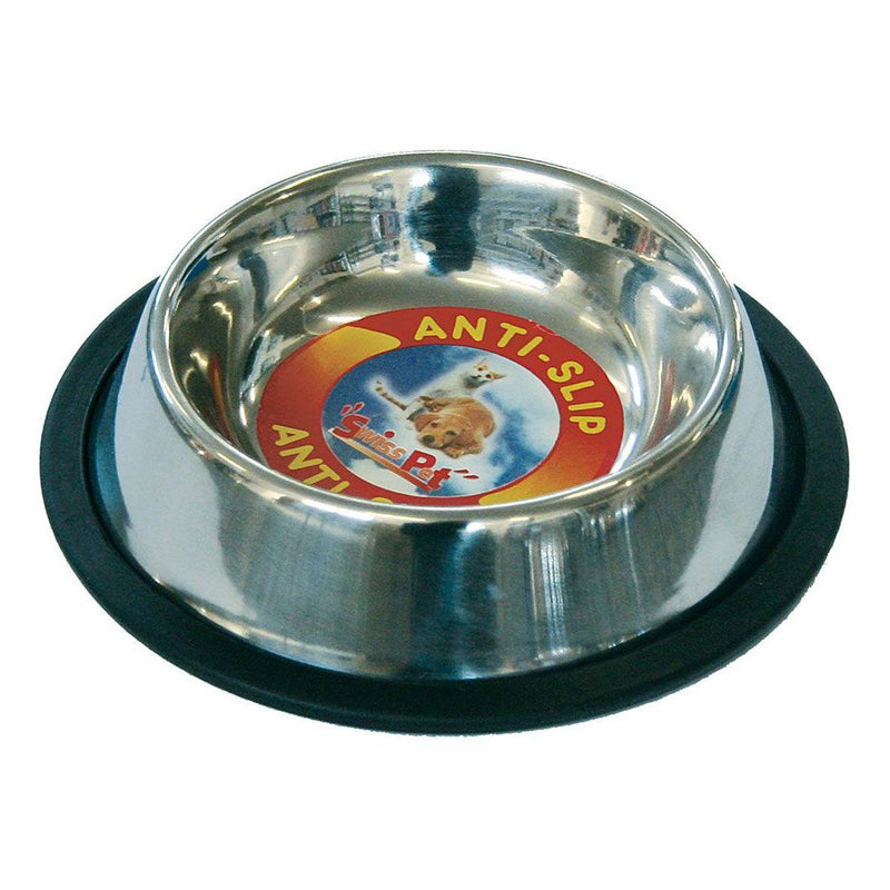 Stainless steel bowls, non-slip