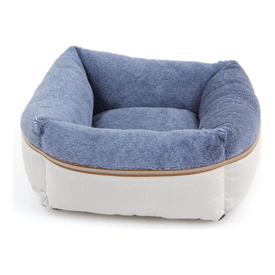 Jete cat and dog bed, blue/grey