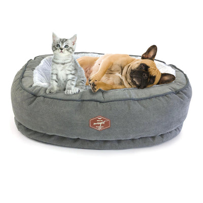 Dog lounger 64x46x20cm gray