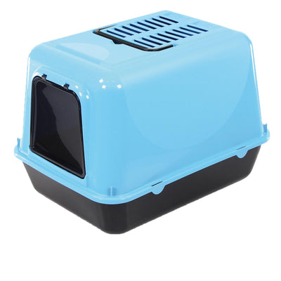 Lola cat litter tray, blue