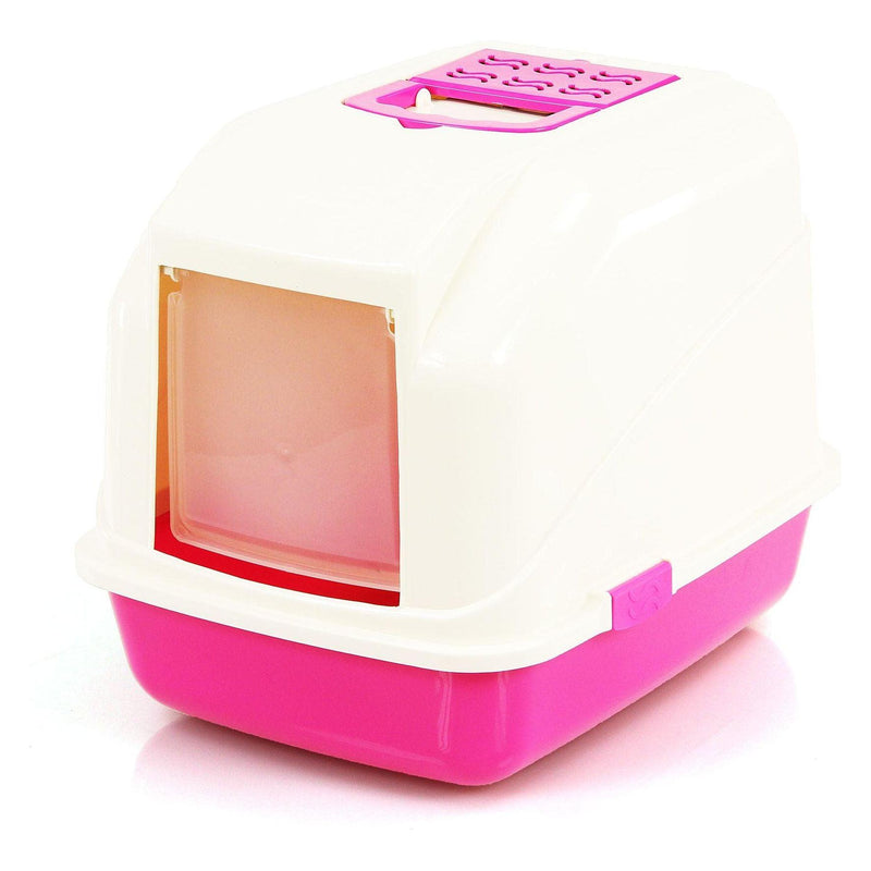 Capri cat litter box, pink