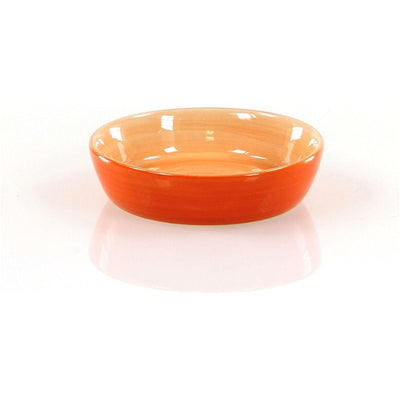 Ceramic bowl, orange