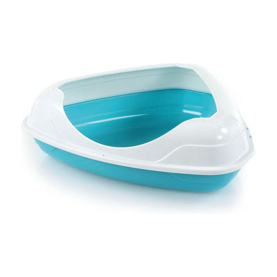 Baystar corner litter tray, blue