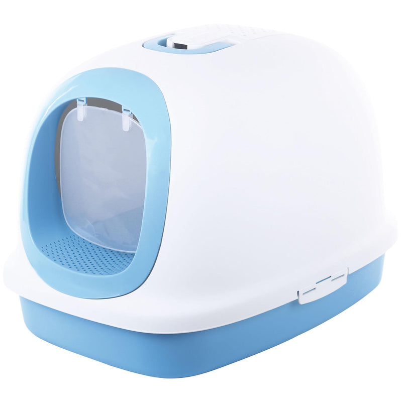 Makon cat litter box, light blue