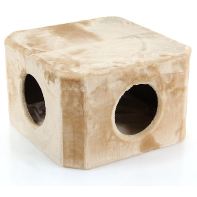 Cave square, 2-hole, 48x48x30cm, beige