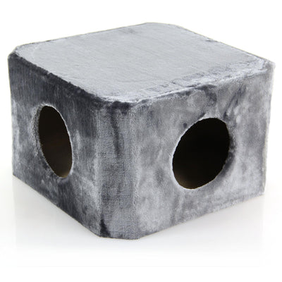 Cave angular, 2-hole, 48x48x30cm, gray