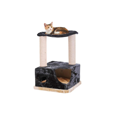 CatChiller Palma scratching post, black/beige