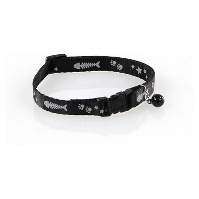 Cat collar ReflectLine, black