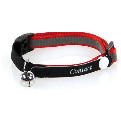 Cat collars ReflectLine with contact band