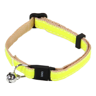 Cat collar ReflectLine, yellow