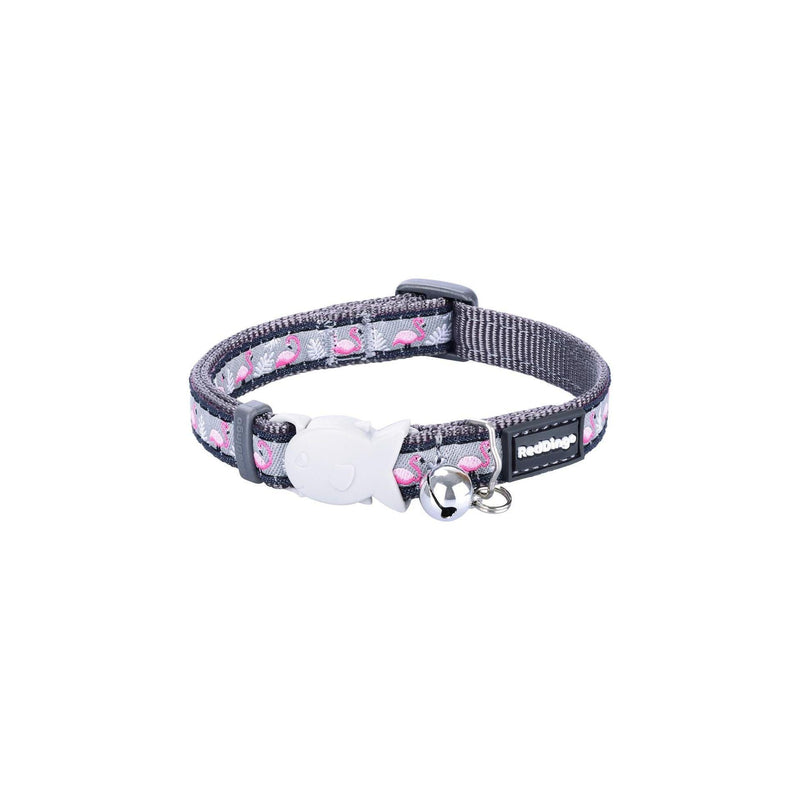 RedDingo Cat Collar Flamingo Cool Gray - XS