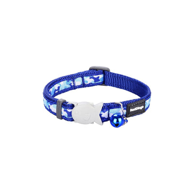 RedDingo Cat Collar Camouflage Navy - XS