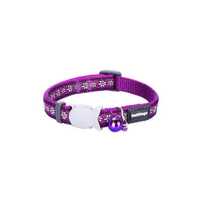 RedDingo Cat Collar Design Purple XS