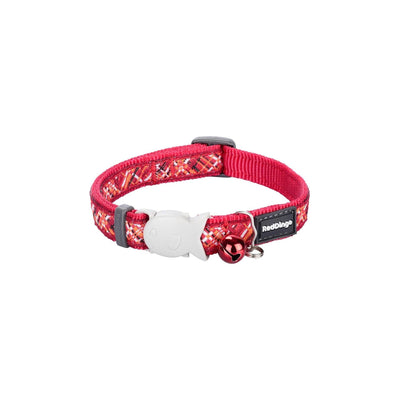 RedDingo Cat Collar Flanno Red - XS