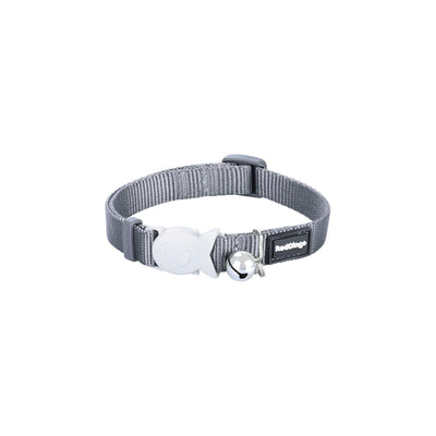 RedDingo Cat Collar Plain Cool Gray - XS