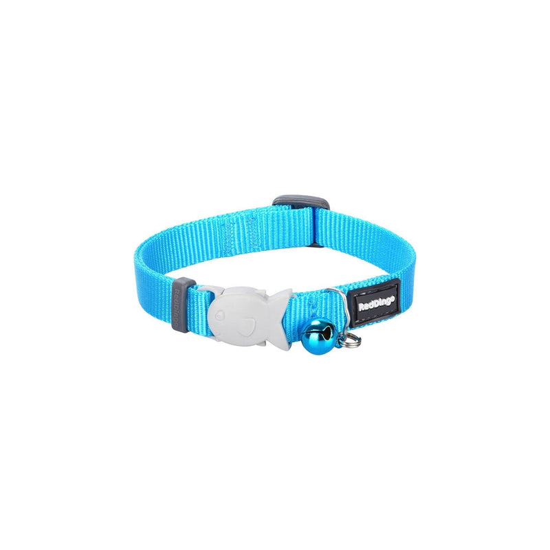 RedDingo Cat Collar Plain Turquoise - XS