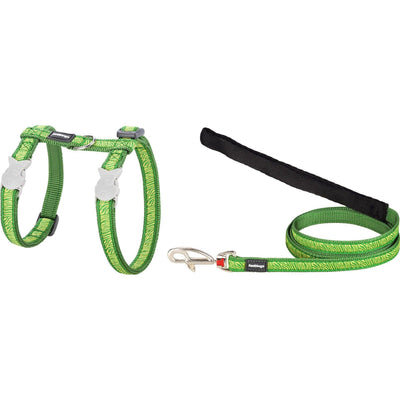 RedDingo Harness and Leash Safari Green - XS