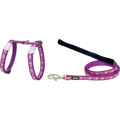 RedDingo Harness and Leash Breezy Love Purple - XS