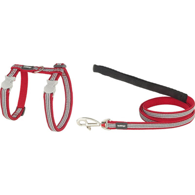 RedDingo harness and leash Fang it Red - XS