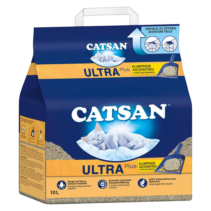 Catsan Ultra plus clumping litter 10l