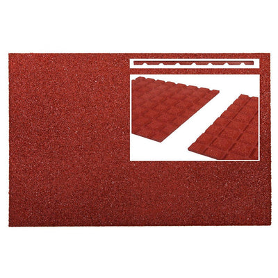 Fall protection mat 25mm red Sanilu Sanilu