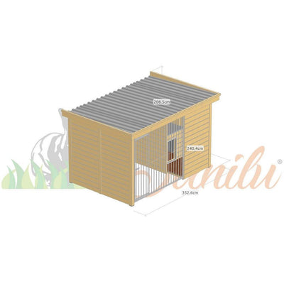 Emilia dog kennel Sanilu® Clean Sanilu