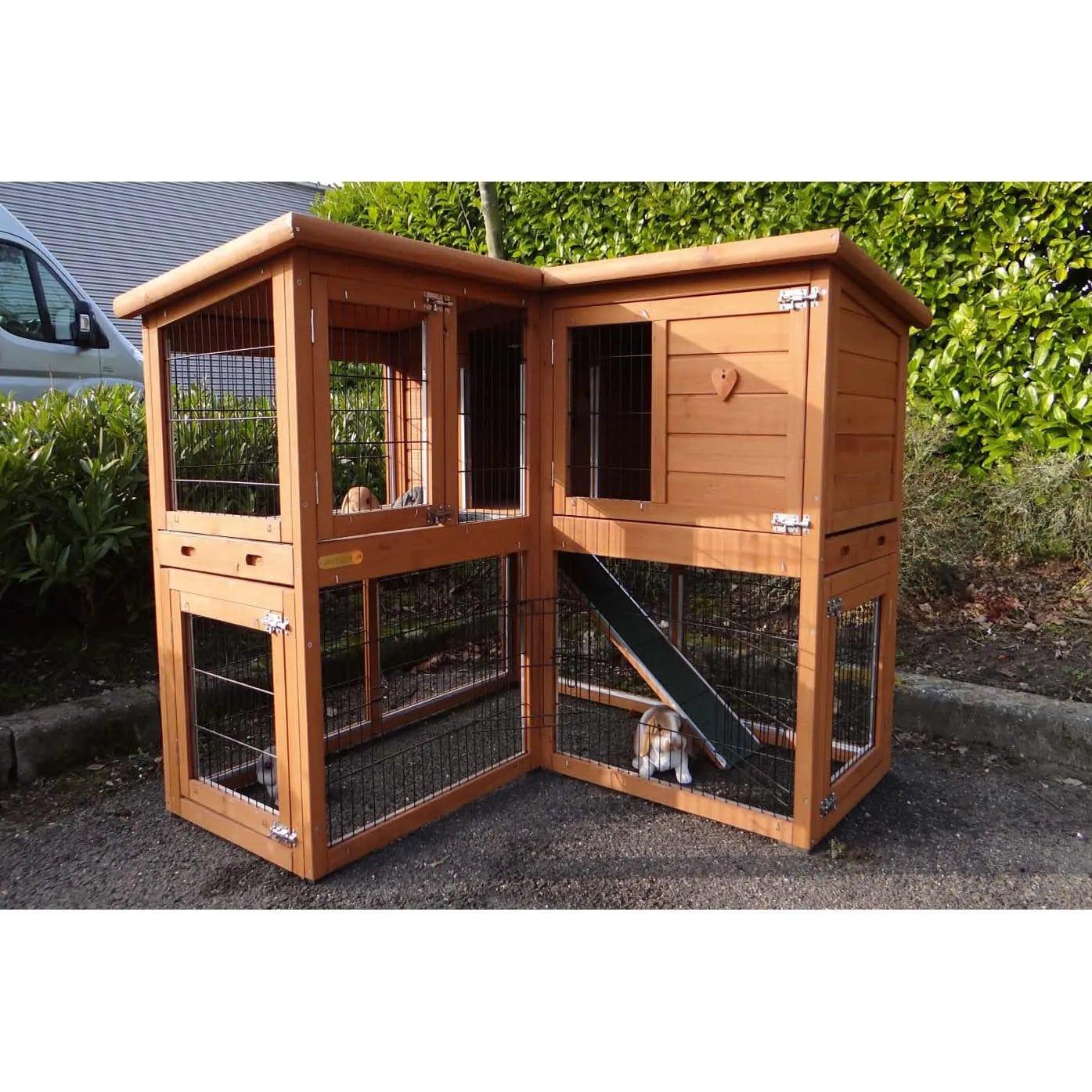 Rabbit hutch with drawer Amigo