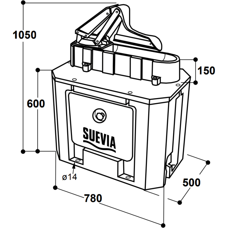 Weidepumpe Mod. Winterproof 552 Patura Sanilu