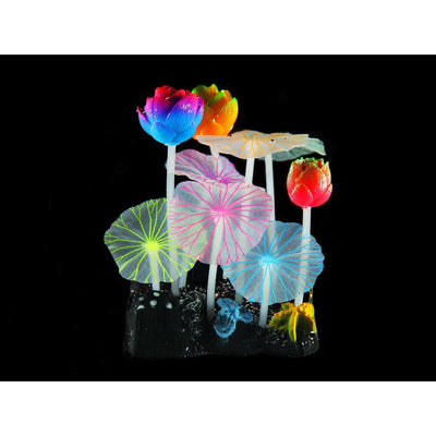 Plantes en plastique FLUO Lotus R8, 13.5x9.5x7cm