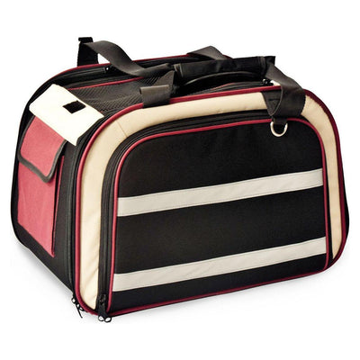 Sac de transport pour chiens et chats Bexley, rouge/beige