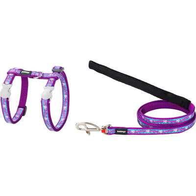 RedDingo Harnais et laisse Licorne Violet - XS