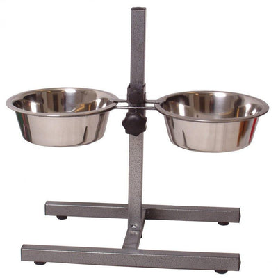 Bar pour chiens avec écuelles en acier inoxydable Ø17cm Sanilu® Clean Sanilu