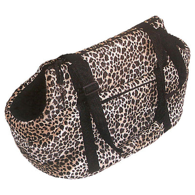 Borsa per cani leopardata