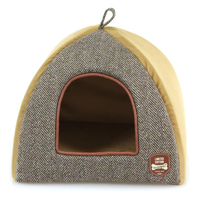 Grotta per cani e gatti York beige/grigio