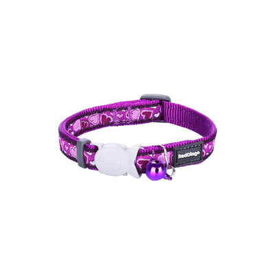 RedDingo Collare per gatti Breezy Love Purple - XS