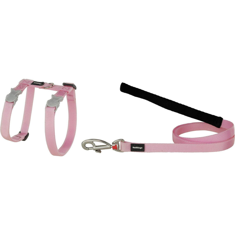 RedDingo Pettorina e guinzaglio Classic Rosa Liscio - XS